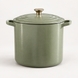 Набір оливкових каструль з емальованим покриттям і металевими кришками 90004 фото 2